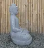 Artikelbild 5 des Artikels “Sitzender Buddha aus Flussstein in Dhyana-Stellung - Geste der Meditation, H. 81cm. “